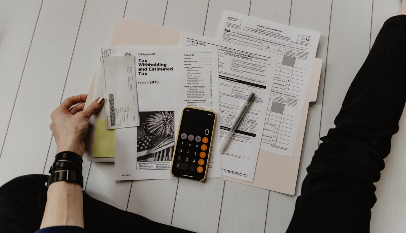 Accountant working on financial reports London UK